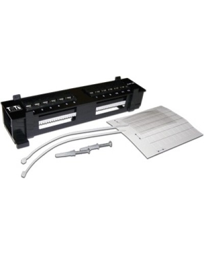 Патч-панель настенная горизонтальная 12 портов RJ-45 TWT TWT-PP12UTP-H в Ростове-на-Дону Патч панель Pintop.ru