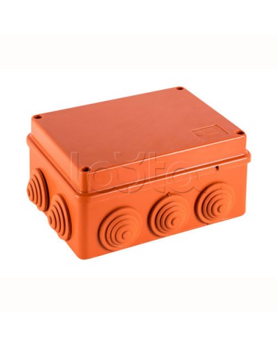 JBS150 Коробка огн. E110, о/п 150х110х70мм, без галогена, 10 вых., IP55, 5P, (0,15-2,5 мм2), цвет оранж. Экопласт (43099HF) в Ростове-на-Дону Коробки (ОКЛ) Экопласт Pintop.ru