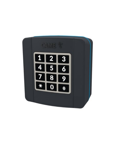 Проводная накладная кодонаборная клавиатура Came 806SL-0280 - SELT1BDG, подключаемая к шине CXN, 12 кнопок, синяя подсветка, RAL7024 в Ростове-на-Дону Запчасти для шлагбаумов и автоматики Pintop.ru