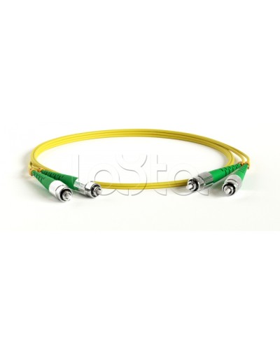 Патч-корд волоконно-оптический Hyperline FC-D2-9-FC/AR-LC/AR-H-1M-LSZH-YL в Ростове-на-Дону Патч-корды оптические Pintop.ru