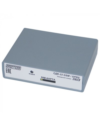 Блок сопряжения Кристалл СДК-33 GSM/GPRS в Ростове-на-Дону Дополнительное оборудование для ОПС Pintop.ru