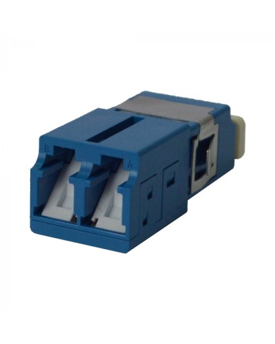 Адаптер оптический LC OM3, со шторкой, корпус SC, дуплексный LANMASTER (LAN-2LCS/SH-AM-OM3) в Ростове-на-Дону Коннекторы ВО Pintop.ru