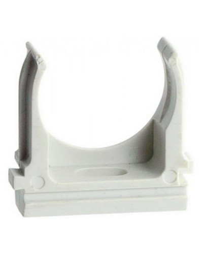 Держатель (клипса) для гофрированной или жесткой гладкой трубы D25 мм, цвет чёрный (50 шт/уп) Экопласт 41725-50BL в Ростове-на-Дону Держатели, клипсы, скобы Pintop.ru