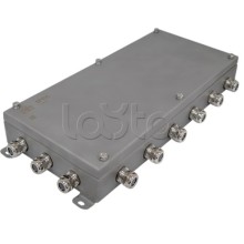 Коробка монтажная огнестойкая Гефест КМ-О (64к*10,0)-IP66 2040нерж, 18 вводов