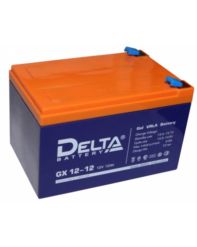 Аккумулятор свинцово-кислотный Delta GX 12-12 в Ростове-на-Дону Электротехническое оборудование Pintop.ru