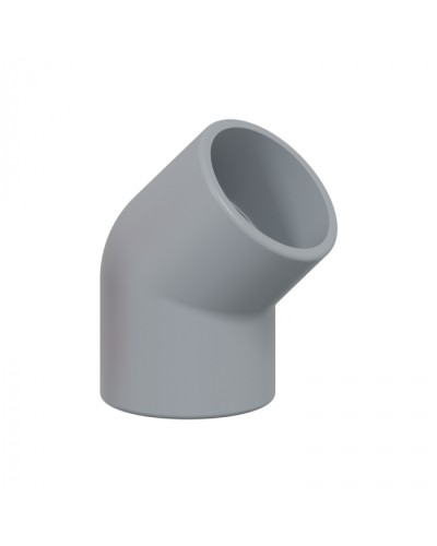 Поворот 45гр., дляаспирационной системы D25мм, АБС, цвет серый (10шт) Экопласт (49225-10GR) в Ростове-на-Дону Пожарные извещатели Pintop.ru