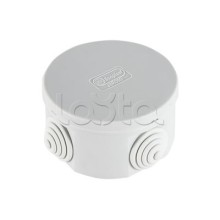 Экопласт JBR065 Коробка распред. о/п, D=65х35мм 4 вых., IP44 белый