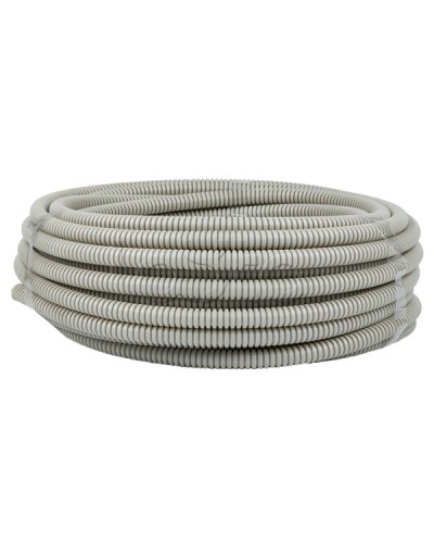 Труба гофр. ПВХ с протяжкой d16 мм (25 м) серая EKF-Plast (tg-z-16-25n) в Ростове-на-Дону Труба гофрированная Pintop.ru