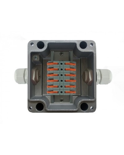 Металлическая коробка соединительная МКС 2ВК Wago «МОРОЗ»с датчиком вскрытия корпуса (тампером), IP66/IP68 Магнито-Контакт в Ростове-на-Дону Распределительные коробки Pintop.ru