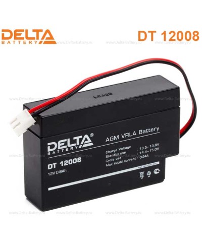 Аккумулятор свинцово-кислотный Delta DT 12008 Т13 в Ростове-на-Дону Электротехническое оборудование Pintop.ru