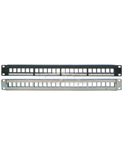 Наборная коммутационная панель 19”, 1U, 24 порта UTP/FTP Eurolan (27F-00-24BL) в Ростове-на-Дону Коннекторы Pintop.ru