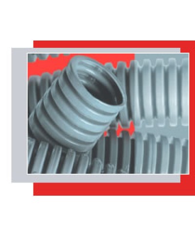 Труба гофрированная ПВХ тяжелая, с зондом диам. 40 мм (20м) Экопласт 11140 в Ростове-на-Дону Труба гофрированная Pintop.ru