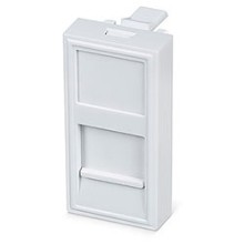 Вставка 45x22,5 (Mosaic) для 1 модуля формата Keystone Jack (FP-22,5-1M) Пожтехкабель СКС (202-030)