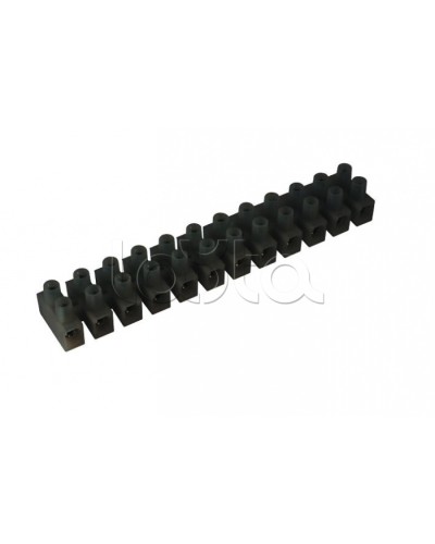 Клеммник полипропиленовый черный 12р 6 кв.мм DKC 43312PL/R в Ростове-на-Дону Клеммные колодки Pintop.ru