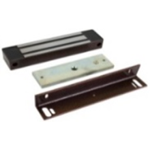 Электромагнитный замок AccordTec ML-400 KB-2 с уголком, цвет коричневый