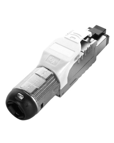 Разъем полевой оконцовки RJ-45 Hyperline (PLUE-8P8C-S-C6A-SH-WH) в Ростове-на-Дону Патч-корды и пигтейлы Pintop.ru