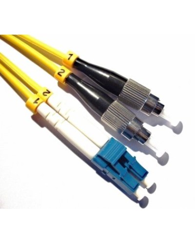 Патч-корд оптический, PVC, дуплексный, LC/UPC-FC/UPC, SM OS2, 2.0 м TWT (TWT-2LC-2FC/SU-2.0) в Ростове-на-Дону Патч-корды оптические Pintop.ru