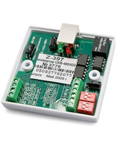 Конвертер специальный с гальванической развязкой USB RS422/485 IronLogic Z-397 (мод. USB) в Ростове-на-Дону Сетевая СКУД Matrix Pintop.ru
