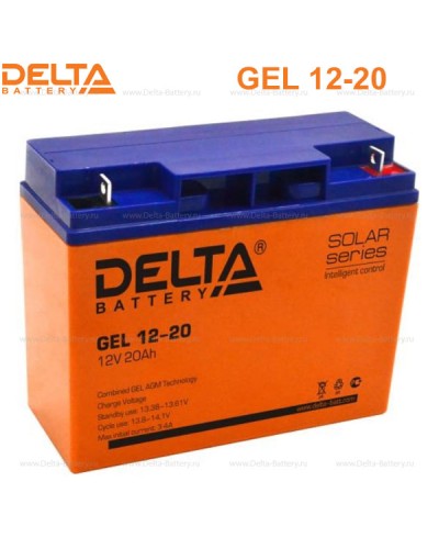 Аккумулятор свинцово-кислотный Delta GEL 12-20 в Ростове-на-Дону Электротехническое оборудование Pintop.ru