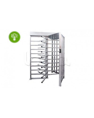 Турникет полноростовой с подогревом 3V RUBEZH STRAZH Model X УХЛ 2.1 OSDP MF (T-1000) в Ростове-на-Дону Турникеты Pintop.ru