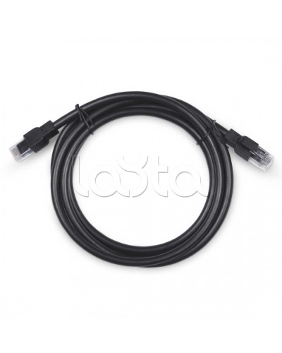 Патч-корд U/UTP, категория 6a, 2xRJ45/8p8c, неэкран. армир. гофр. стальной лентой, черный, РЕ, внешний, 3м Cabeus PC-ARM-UTP-RJ45-Cat.6a-3m-PE в Ростове-на-Дону Патчкорды (медные) Pintop.ru