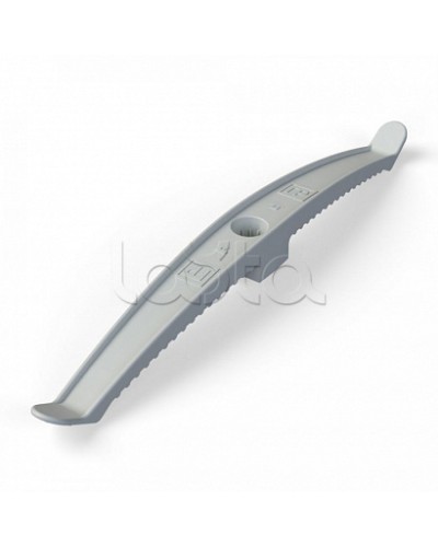 Держатель кабеля двусторонний для прямого монтажа серый (20шт/120шт уп/кор) Промрукав (PR13.0382) в Ростове-на-Дону Монтажные материалы Pintop.ru