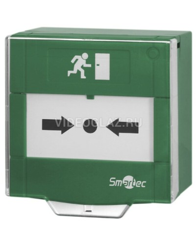 Устройство разблокировки двери с восстанавливаемой вставкой Smartec ST-ER105D-GN в Ростове-на-Дону Кнопки выхода Pintop.ru
