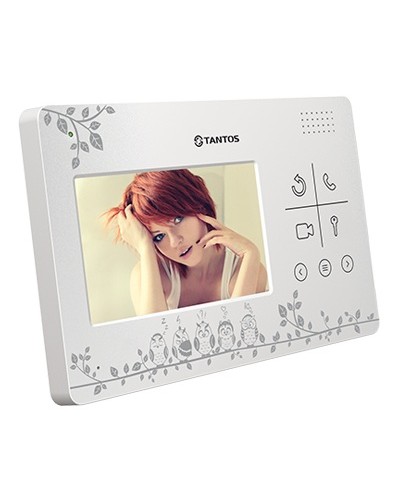 Монитор цветного видеодомофона с кнопочным управлением Tantos LILU LE Совы в Ростове-на-Дону Вызывные видеопанели малоабонентные Pintop.ru