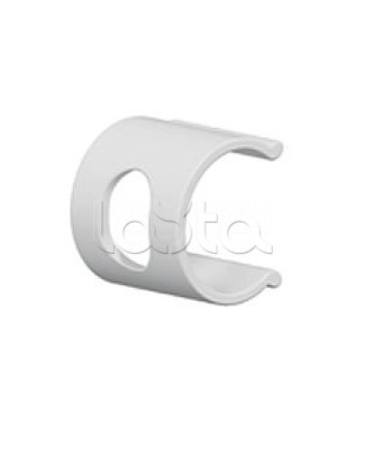 Клипса для крепления наклеек с калиброванными отверстиями D25 (50шт.), цвет белый Экопласт (49626-50W) в Ростове-на-Дону Держатели, клипсы, скобы Pintop.ru