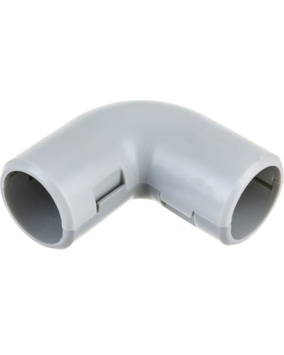 CI20G Угол 90 гр.(2част.), без галогена, для труб D20мм, цвет белый (1уп = 25шт) Экопласт (41220-25HF-W) в Ростове-на-Дону Повороты, муфты, тройники Pintop.ru
