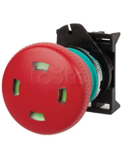 Кнопка аварийная грибовидная типа тяни-толкай с индикацией O 40 DKC ABHT1P4S в Ростове-на-Дону Аксессуары для стоек и шкафов Pintop.ru