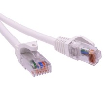 Патч-корд неэкранированный CAT5E U/UTP 4х2, LSZH, белый, 5м DKC RN5EUU4550WH