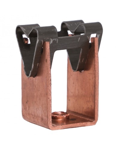 Держатель токоотвода металлический 35мм, L=20мм, Ni/Сu EKF PROxima (lp-d2115-20-cu) в Ростове-на-Дону Электротехническое оборудование Pintop.ru