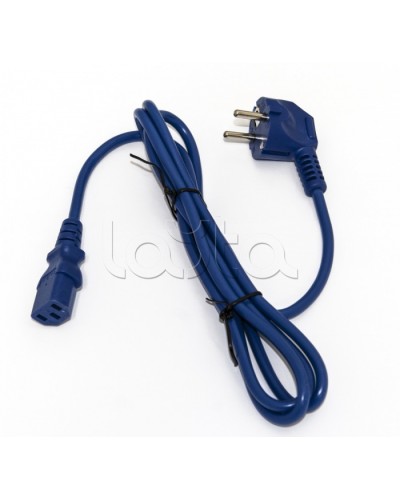 Кабель питания компьютера Hyperline PWC-IEC13-SHM-1.8-BL в Ростове-на-Дону Патч-корды и пигтейлы Pintop.ru