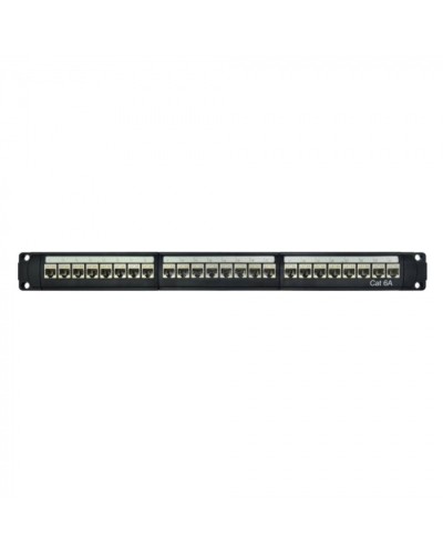 Патч-панель модульная 19, 1U, CAT6A, 24 порта RJ45, экранированная DKC RN6APPF24 в Ростове-на-Дону Патч панель Pintop.ru