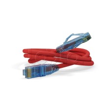 Патч-корд RJ45-RJ45, 4 пары, UTP, кат.6, LSZH (1,5м) Hyperline PC-LPM-UTP-RJ45-RJ45-C6-1.5M-LSZH-RD