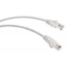 Патч-корд медный U/UTP кат.5е (1м) LSZH (белый) Cabeus PC-UTP-RJ45-Cat.5e-1m-WH-LSZH