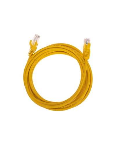Патч-корд U/UTP, CAT 5e, RJ45-RJ45, 26AWG, LSZH, желтый, 3м REXANT 02-0105-3 в Ростове-на-Дону Патчкорды (медные) Pintop.ru