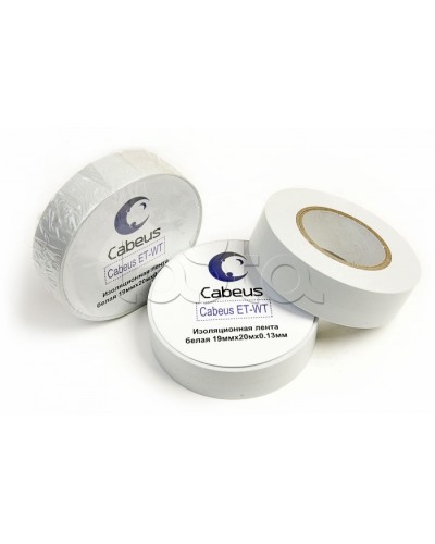Лента изоляционная (белая) Cabeus ET-WT в Ростове-на-Дону Патч-корды и пигтейлы Pintop.ru