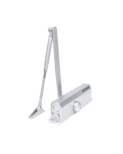 Доводчик NOTEDO DC-110 DA EN3-4, с задержкой закрывания, с рычажной тягой, (коричневый) (RAL8016) в Ростове-на-Дону Доводчики Pintop.ru