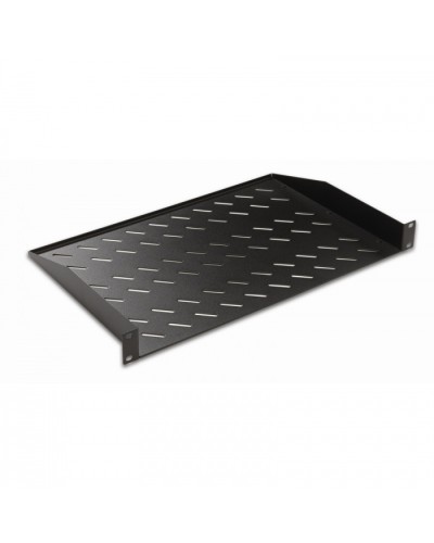 Полка консольная 19, 1U глубина 250мм, нагрузка до 25 кг, чер. Datarex DR-411111 в Ростове-на-Дону Полки для шкафов и стоек Pintop.ru