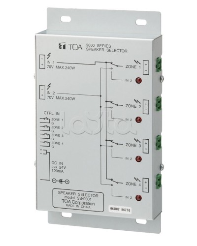Селектор внешний TOA SS-9001 в Ростове-на-Дону Системы оповещения и трансляции TOA Pintop.ru