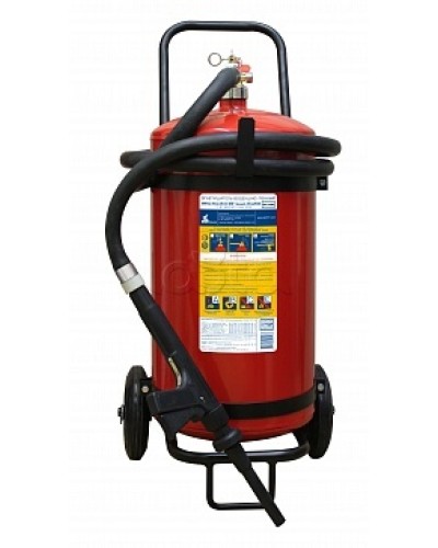 Огнетушитель ПОЖТЕХНИКА ОВП-40(з) МИГ зимний (ФторПАВ) на съемн.тележке с перекр. стволом (баллон 50 л, ОТВ 40 л) в Ростове-на-Дону Огнетушители Pintop.ru