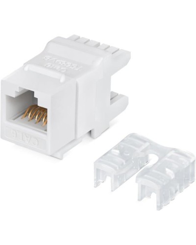 Модуль Keystone Jack RJ-45(8P8C), UTP неэкранированный, CAT 6, тип 180 градусов, белый REXANT PRO 02-0250 в Ростове-на-Дону Модули Keystone Pintop.ru