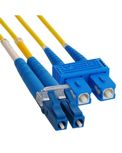 Патч-корд оптический переходной (SM), 9/125 (OS2), LC/UPC-SC/UPC, (Duplex), LSZH, 2м REXANT 50-2410 в Ростове-на-Дону Патч-корды оптические Pintop.ru