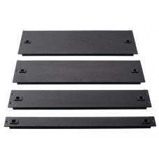 Фальш-панель металлическая 19" 4U, быстросъемная, черная LANMASTER LAN-DC-TLMFP-4U