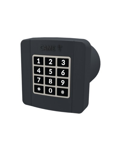 Проводная встраиваемая кодонаборная клавиатура Came 806SL-0290 - SELT2BDG, подключаемая к шине CXN, 12 кнопок, синяя подсветка, RAL7024 в Ростове-на-Дону Запчасти для шлагбаумов и автоматики Pintop.ru