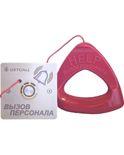 Проводная влагозащищенная кнопка со шнуром Getcall GC-0423B1 в Ростове-на-Дону Дополнительное оборудование для СКУД Pintop.ru