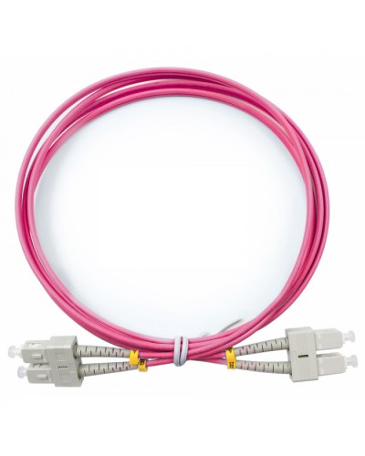 Шнур оптический duplex SC-SC 50/125 mm OM4 2м LSZH Cabeus FOP-50-OM4-SC-SC-2m в Ростове-на-Дону Патч-корды оптические Pintop.ru