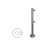 Стойка ограждения под стекло односторонняя h=400мм Oxgard Стойка ВЗР 2462-00.01